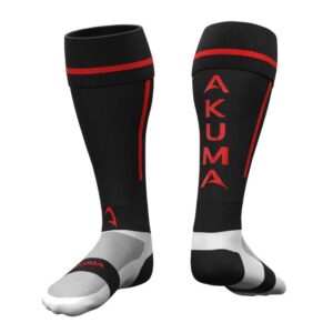 Junior Vertical Socks – Black/Red