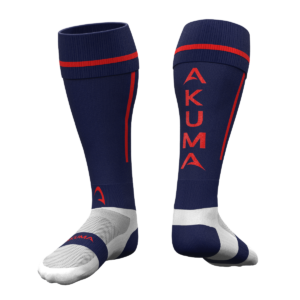 Adult Vertical Socks – Navy/Red