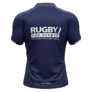Men’s Semi-Fit Rugby Shirt – Trad Blue