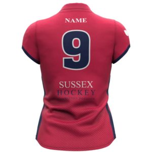 Ladies Hockey Sublimated Playing Shirt – Red