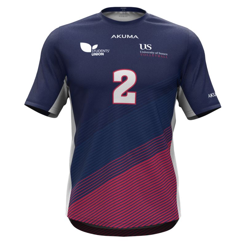 Men’s Volleyball Sublimated Shirt – Sussex University