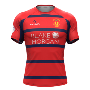Men’s Semi-Fit Rugby Shirt – Red