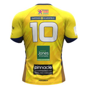 1st XV – Men’s Semi-Fit Rugby Shirt – Yellow